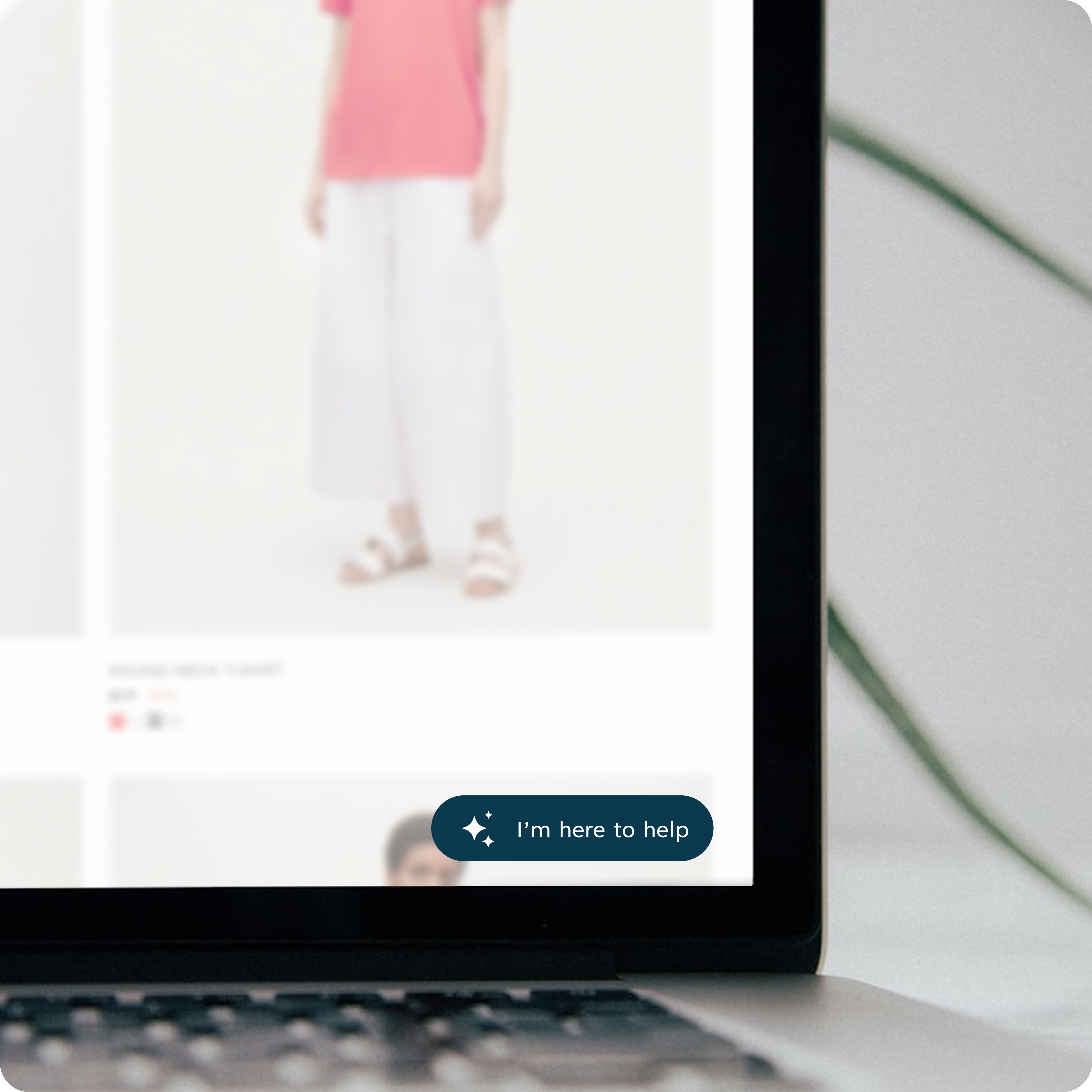 Person working on laptop